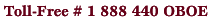 1 888 440 oboe 